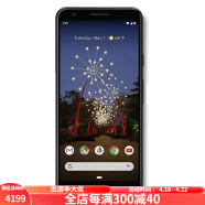 谷歌（Google）Pixel 3a 智能手机 4+64GB 5.6英寸 蓝牙5.0 夜视拍照 白色