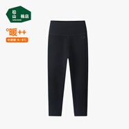 松山棉店【商場(chǎng)同款】自由穿小暖羊兒童打底褲保暖褲男童女童中大童褲子 高腰單褲-黑色 140 cm