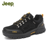 JEEP SPIRIT男鞋男士戶外登山鞋透氣防水滑旅游休閑運(yùn)動(dòng)鞋 633款黑色 四季款/斷碼品牌特-價(jià) 36