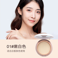 蕾琪（LCHEAR）定妝補(bǔ)妝散粉持久防水遮瑕不脫妝酷麗歐2135防曬粉餅修容 9g Q2167  01#嫩白色