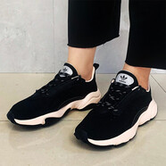 阿迪達(dá)斯 （adidas）Adidas阿迪達(dá)斯女鞋跑步鞋新款耐磨減震休閑運(yùn)動(dòng)跑步鞋BB7005 D FV9486三葉草 36.5