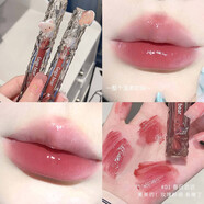 BLUETHIN嘟嘟唇水光鏡面唇釉鉆光晶透唇彩持久唇蜜不易沾杯口紅唇蜜 01#春日遲遲 水光鏡面嘟嘟唇