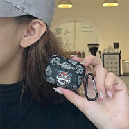 捷威丘索尼linkbuds s耳機保護套硅膠軟殼防摔創(chuàng  )意卡通水貼保護外殼男女時(shí)尚網(wǎng)紅潮牌情侶耐臟 黑獅子 索尼LinkBuds S