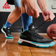 匹克態(tài)極閃現4代力量版籃球鞋男防滑耐磨減震回彈實(shí)戰比賽球鞋男 4013A黑色/碧蘭（態(tài)極-閃現4代） 41