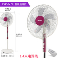 奧德?tīng)栵L(fēng)扇落地扇電風(fēng)扇家用大風(fēng)力立式節(jié)能降噪機(jī)械智能遙控風(fēng)扇 白+紫