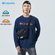 Columbia哥倫比亞長袖T恤男春秋衛(wèi)衣防紫外線針織打底衫PM1421 464 S