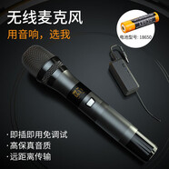十盞燈 無(wú)線麥克風(fēng)領(lǐng)夾麥克風(fēng)收音麥?zhǔn)謾C(jī)電腦聲卡專用話筒錄音設(shè)備 W13手持無(wú)線麥一拖一【充電電池款】可充電