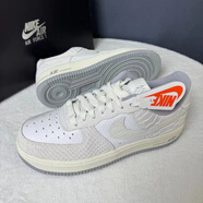耐克（NIKE）【現(xiàn)貨】 耐克 Air Force AF1 空軍1號(hào)休閑板鞋萬(wàn)圣節(jié)低幫 DX2678-100 白裂紋40-42 40