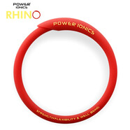 power ionics潮牌RHINO犀牛男女情侶負(fù)離子能量手環(huán)時(shí)尚防水運(yùn)動(dòng)手鐲飾品禮物 紅色 大碼(內(nèi)圈周長19厘米)
