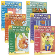 Evan-Moor閱讀學詞匯Stories To Read Words to Know A-J 美國加州教材教輔 英語閱讀學詞匯練習冊 幼兒園英語分級閱讀 4-9歲 音頻 英文原版進口 2-4年級 6