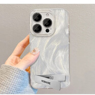 恒壕用 適用紅米turbo3手機殼紅米note12turbo支架殼保護套硅膠防摔夏日小清新 紅米note12turbo-羽毛殼純色+支架