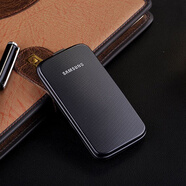 三星（SAMSUNG）三星SAMSUNG大聲大按鍵經典懷舊三星C3520翻蓋老人手機移動老年機 黑色-移動版不能用電信 聯(lián) 官方標配