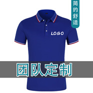艾印客 Polo定制工作服印字logo聚會(huì)diy文化廣告衫訂做t恤刺繡團(tuán)體服 寶藍(lán) S