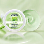其他越南vedette泥漿水果酸奶礦物泥清潔面膜140g本土礦物泥vedet補水 蘆薈酸奶面膜