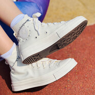 匡威（Converse） 中性鞋1970s高幫帆布鞋 A11970C 米白 37碼 
