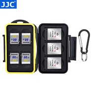 JJC 相機(jī)存儲(chǔ)卡盒 收納卡包 記憶短棒 SD TF CF SXS XQD SIM手機(jī)卡 內(nèi)存卡保護(hù)盒微單單反卡盒 4張SD卡+3張XQD卡