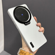 康思琦 適用vivox200s手機殼新款x200Ultra磨砂炫金x200pro隱形鏡頭膜一體支架x100全包防摔保護套簡(jiǎn)約款 【太空銀】金屬磁吸-隱形支架鏡頭膜 vivo X200