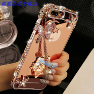 美克杰蘋(píng)果8p手機殼水鉆14/13防摔12/xr鏡面11女款promax鑲鉆xsmax 主圖款 蘋(píng)果6/6s-4.7寸