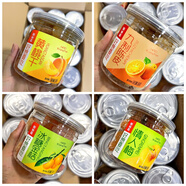 米兜兜米呱罐裝蜜餞組合話(huà)梅半李加應子楊梅干情人梅金桔陳皮烏梅零食 混裝*4罐[可任意搭配口味]