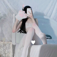 白絲日系蘿莉白色絲襪可愛jk連褲襪學生洛麗塔過膝長筒襪女 3雙裝【白色連褲+42cm+52cm】 均碼建議80-130斤