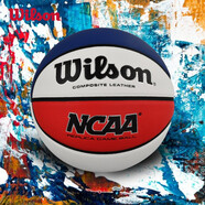 威爾勝（Wilson）NCAA REPLICA系列7號籃球PU材質(zhì)室內室外通用防滑耐磨成人籃球