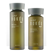 NOKDU ECO 36.9°韓國綠豆nokdu美顏柔膚護膚品套裝洗面奶水乳精華霜專柜化妝品 水+乳液