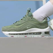 耐克（NIKE）【極速發(fā)貨】耐克Air Max 97 白藍(lán)紅粉女子復(fù)古氣墊跑鞋 FB4496-300  綠色 36
