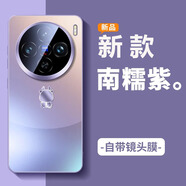 閃甲【冰晶磨砂】vivoX100sPro手機(jī)殼x100Ultra磨砂防摔vivox200新款超薄玻璃保護(hù)套x100s全包鏡頭外殼 背影龍【南糯紫】 VIVO X200 Pro Mini