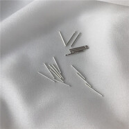 925銀針耳釘男女耳棒養(yǎng)耳洞耳棍女簡約小巧耳骨釘耳針耳洞防堵塞睡覺不用摘耳飾學生配飾禮物 2對裝