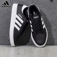 阿迪達(dá)斯 （adidas）男鞋2025秋季新款復(fù)古運(yùn)動鞋輕便休閑鞋低幫板鞋 黑白FX8708潮流經(jīng)典板鞋 41