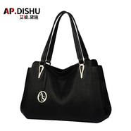 AP.DISHU輕奢品牌女包新款頭層牛皮女士包包軟皮單肩托特包女大容量媽媽包