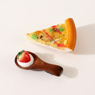 佩川網(wǎng)紅勺子發(fā)夾仿真杯子發(fā)卡個(gè)性披薩創(chuàng  )意漢堡食物搞怪趣味女邊夾 披薩E+深色勺子E