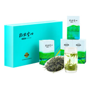 日照绿茶极北云岫有机绿茶浓香型豆香一级180g2023年蓝礼盒装山东特产