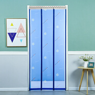 美誓新款夏季紗網(wǎng)自吸門(mén)簾全磁條防蚊蠅磁吸帶孔透氣門(mén)簾磁鐵自吸紗網(wǎng)臥室家用隔斷簾防蚊蟲(chóng)紗窗網(wǎng)磁性門(mén)簾 藍色紗網(wǎng)加配重 寬0.4米*高2.6米/1片