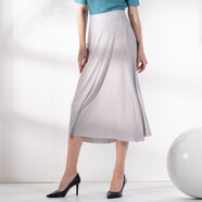 白領(lǐng)女裝 條紋針織 大擺 半身裙OL-TIAOZH22-190 灰色 165/L