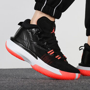 耐克（NIKE）籃球鞋男子春季低幫保羅喬治4代網(wǎng)面透氣休閑輕便耐磨緩震運動鞋 DA3129-006/JORDAN/黑紅 國內(nèi)版 43