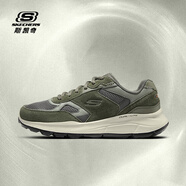 斯凱奇（Skechers）男鞋夏季新款都市厚底休閑鞋輕質(zhì)緩震跑步運(yùn)動(dòng)鞋 OLV橄綠 41