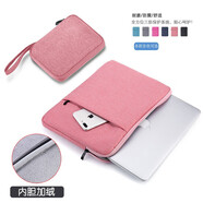 尼凡2021惠普戰X 13 14 15 銳龍版筆記本保護套835 845 855 G8輕薄布藝內膽包 粉嫩色 (布藝款)+電源包 13.3英寸惠普ProBook430 G4