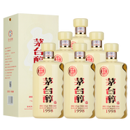 茅臺(tái)（MOUTAI）茅臺(tái)集團(tuán) 茅臺(tái)醇 醬香型白酒 純糧食釀造酒【新老款隨機(jī)發(fā)貨】 53度 500mL 6瓶 茅臺(tái)醇1998
