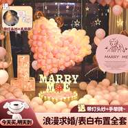 夢多福求婚布置室內(nèi)室外客廳浪漫生日表白布置儀式感裝飾酒店KT板告白 【粉色浪漫】kt板+送頭紗+手舉牌 求婚布置告白裝飾品臥室套餐