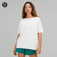 lululemon丨Back in Action 女士短袖 T 恤 LW3FHNS 白色 M /8