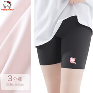 Hello Kitty女童打底褲兒童安全褲女中大童無痕透氣短褲鯊魚褲55568黑110