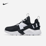 NIKE耐克女鞋 新款運(yùn)動(dòng)鞋AIR HUARACHE復(fù)古時(shí)尚耐磨透氣板鞋休閑鞋 AH6804-002 35.5