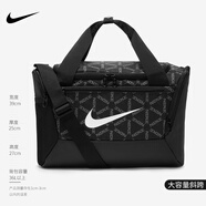 耐克（NIKE）單肩包旅行袋隊(duì)包桶包男女運(yùn)動(dòng)訓(xùn)練包大容量健身 黑色 DA8226-010 20升以下