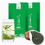 頤鄉緣廣西昭平綠茶葉毛尖茶辦公茶頭采嫩芽高山春茶白毫100克袋裝茶葉