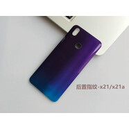 HKXA適用于 vivo X21 X21A 玻璃后蓋 vivox21a 手機(jī)后殼外殼無(wú)標(biāo) X21/A后蓋【紫色】后指紋