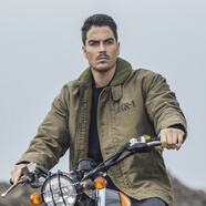 AKCLUB新復(fù)古回潮vintage系列N-1甲板夾克外套男AK男裝商場(chǎng)同款1704110 深卡其2 XL