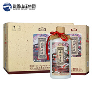 山莊老酒 老字號42度濃香型白酒整箱6瓶 500ml*6  山莊皇家窖藏 42度 500mL 6瓶