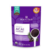 NAVITAS美國(guó)Acai巴西莓粉無(wú)添加超級(jí)食物阿薩伊果沖飲113g