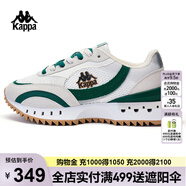 卡帕（Kappa）背靠背復古跑鞋2024新款情侶款潮流跑鞋厚底休閑運動(dòng)鞋K0EX5MM20
